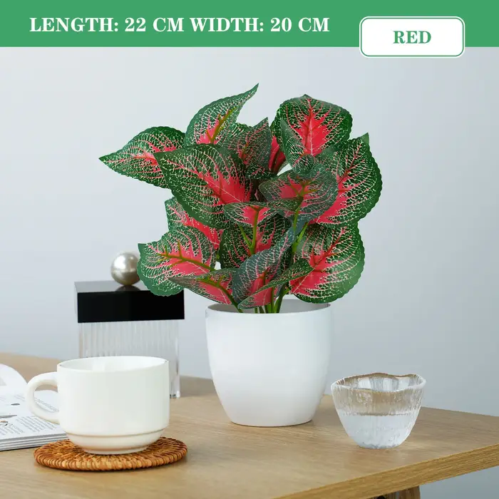 Plantes vertes artificielles bonsaï, simulation de petit arbre, plantes en pot pour table, ornements