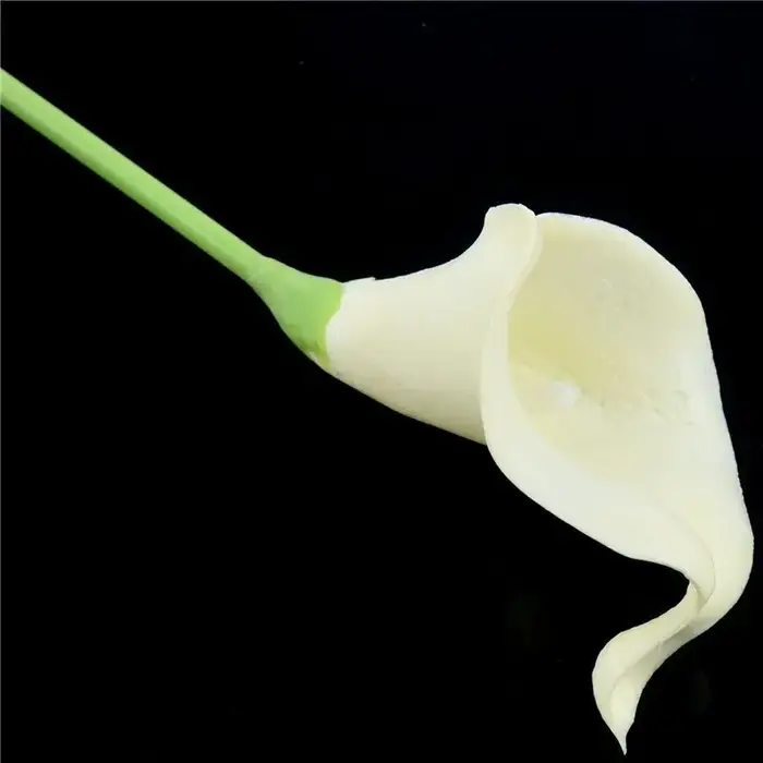 72X Fleurs artificielles de lys Calla à longue tige