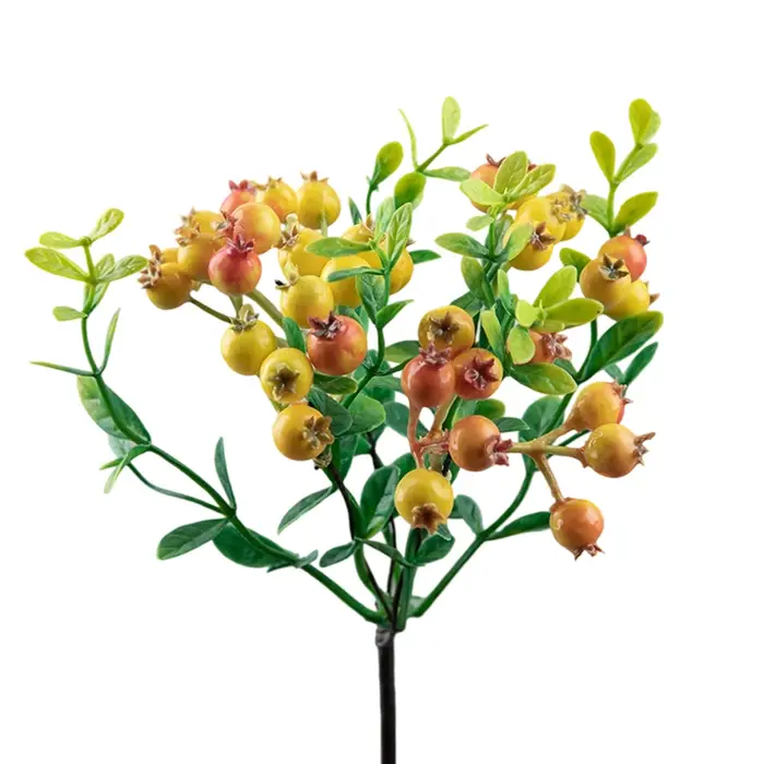 Arrangement de fleurs de baies artificielles