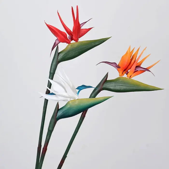 Plante oiseau de paradis artificiel de 33 pouces