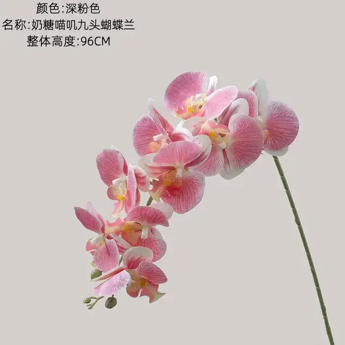 Fleurs Artificielles Hydratantes Phalaenopsis au Toucher Réel
