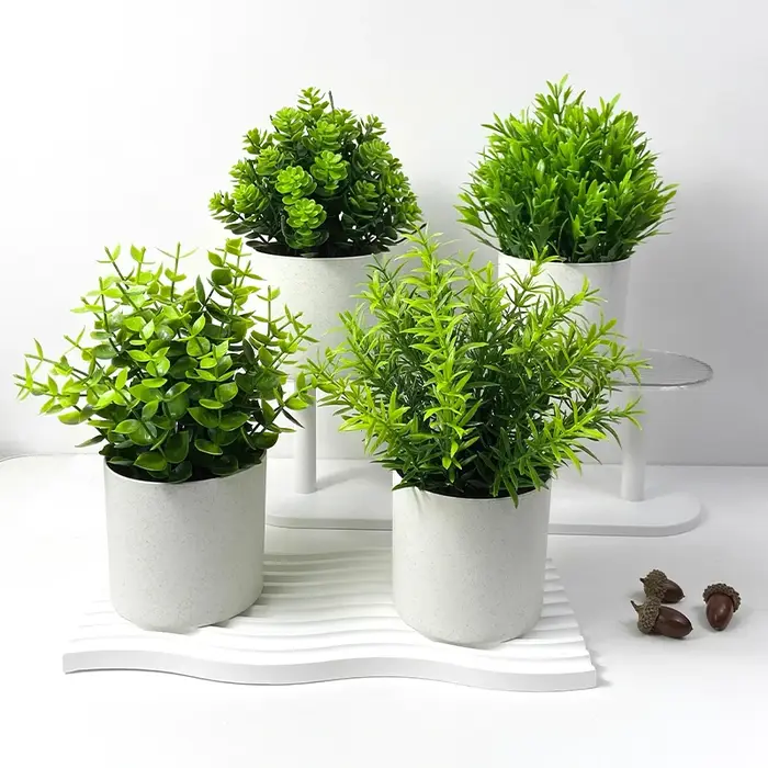 Bonsaï artificiel, plantes artificielles vertes