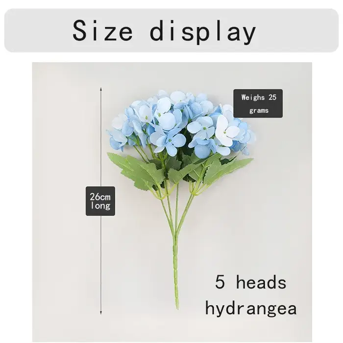 Fleurs artificielles en soie