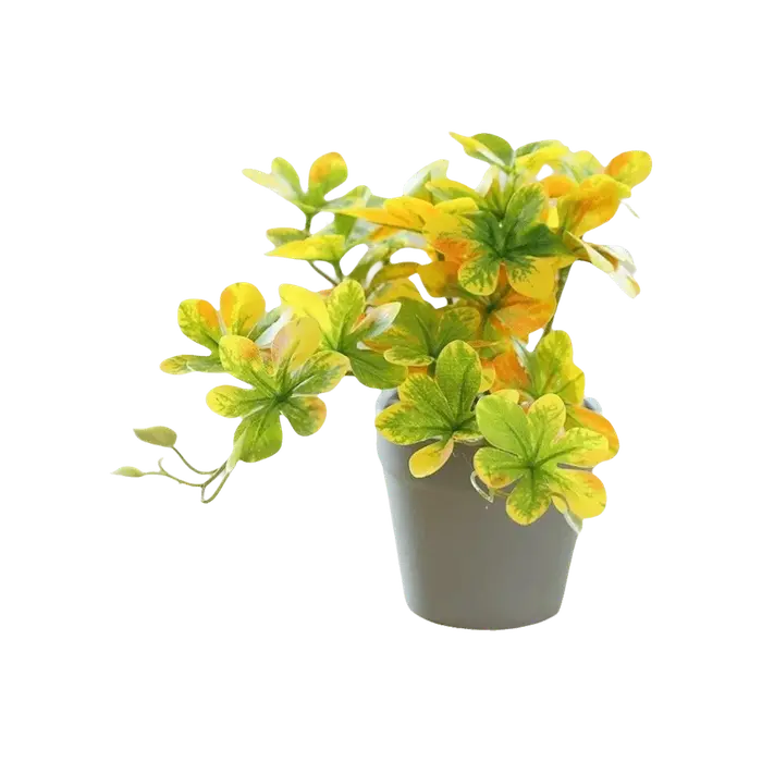 Bonsaï artificiel, plante artificielle avec pot, plante artificielle en pot, plante araignée artific
