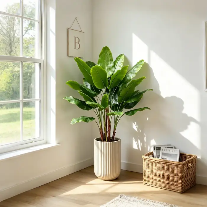 Plantes artificielles de bananiers de 75 cm