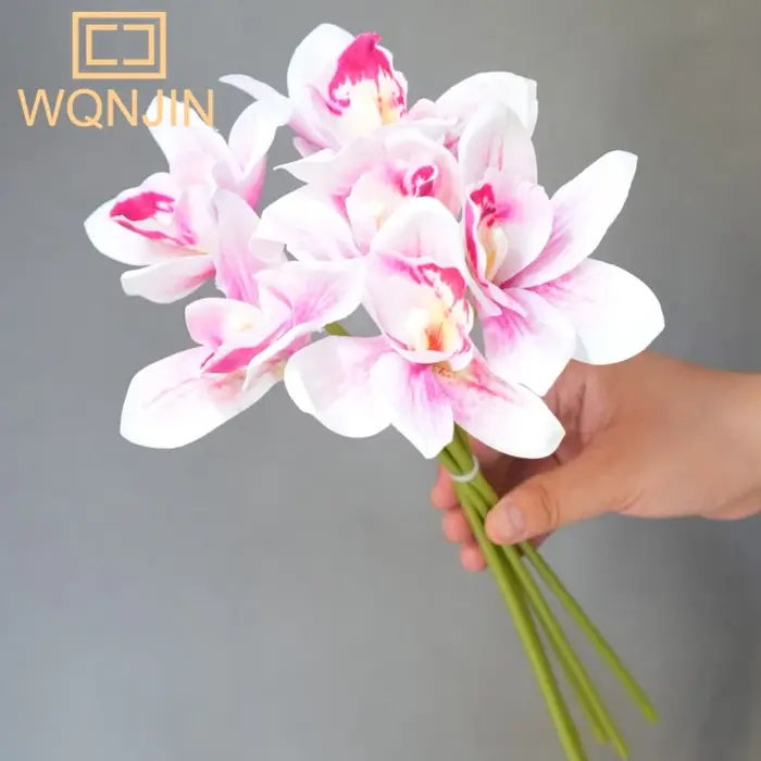 Vases orchidées papillon pour la décoration intérieure