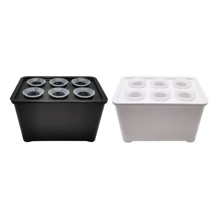 Pots de jardinage pour pépinière, Kit de culture hydroponique d'intérieur, système hydroponique universel, conteneur de plantation, cadeaux