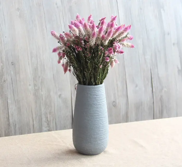 Bouquet de Fleurs vaccées Naturelles avec Queue de Phénix