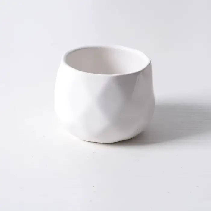 Pot de fleurs créatif en céramique, 6 pièces, conteneur de plantes succulentes simples, jardinières