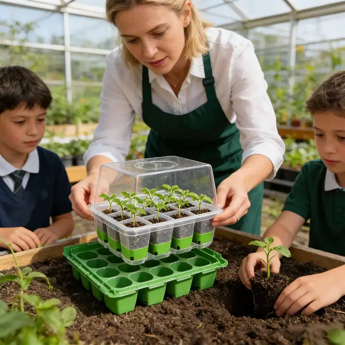 Pot pour plantes avec trous de drainage