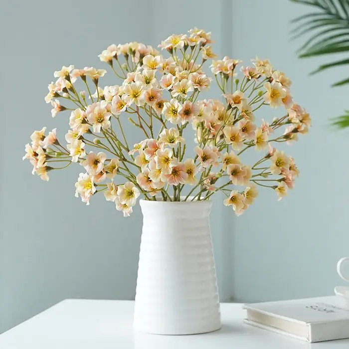 InjCornflower-Bouquet de fleurs artificielles