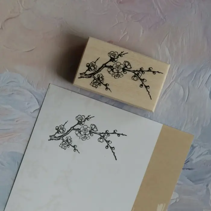 Ensemble de tampons en bois d'érable « Douze Dieux des Fleurs » – Matériel végétal pour la décoration de journaux, cadeaux, scrapbooking, bricolage et papeterie