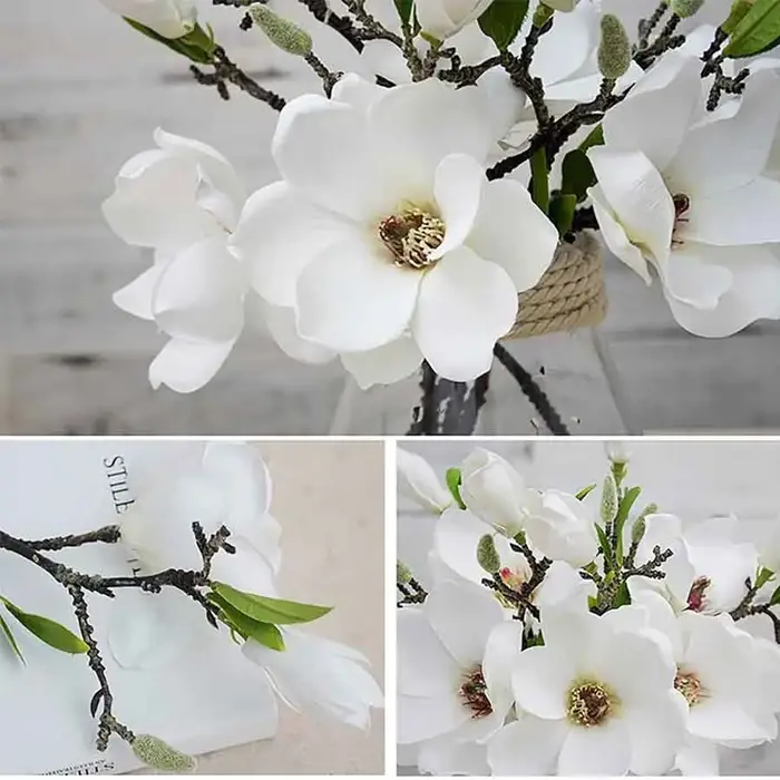 Fleur de magnolia artificielle