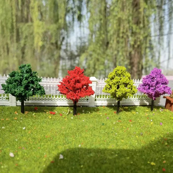 Modèle d'arbre de pêche de Simulation de 5cm de haut