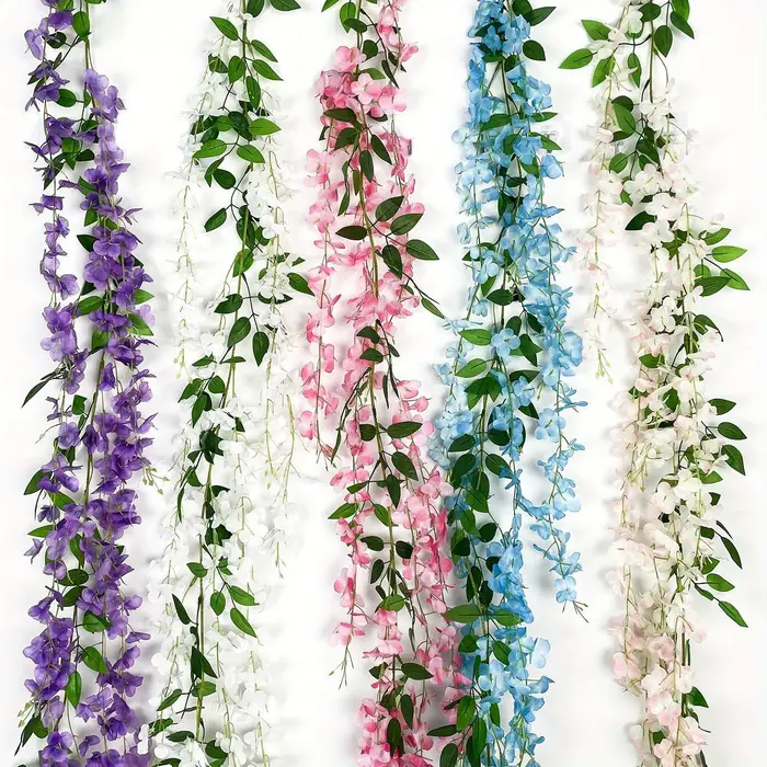 Fleurs de glycine artificielles
