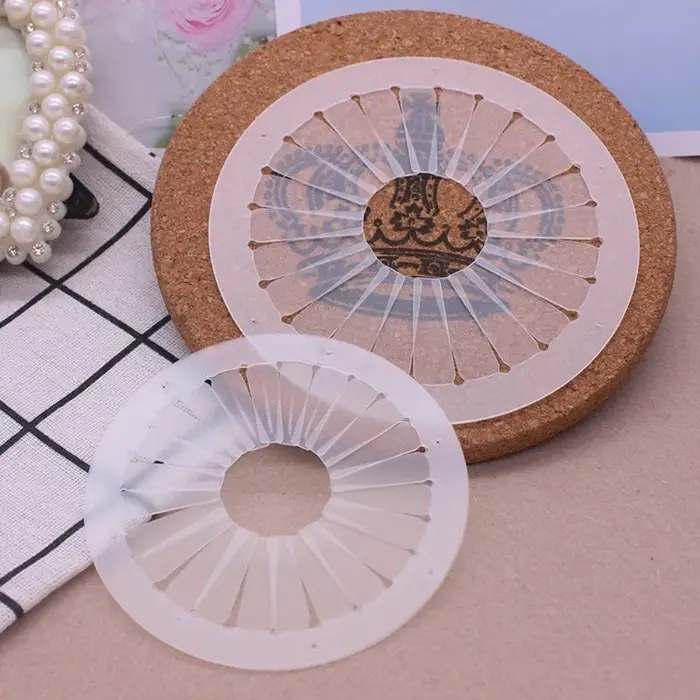 Kit de fabrication de fleurs en ruban 9cm 12cm 15cm, pour fleurs en tissu DIY, figurines de table transparentes, broches et badges en ruban, pour débutants