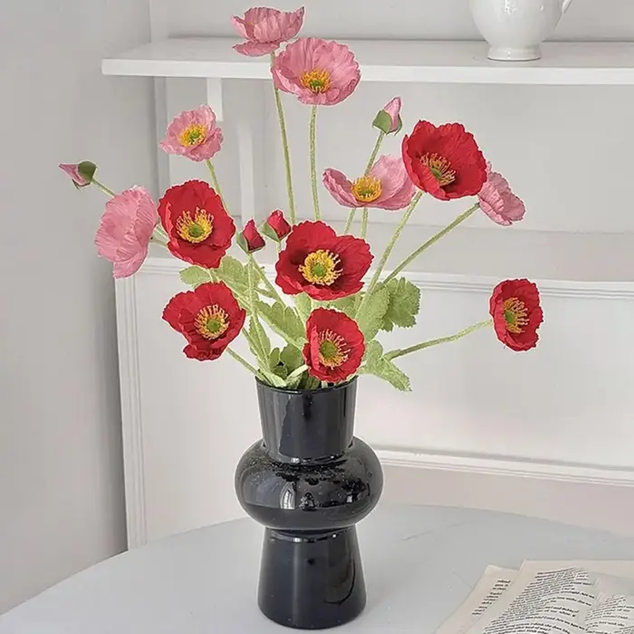 Fleur artificielle à 4 têtes