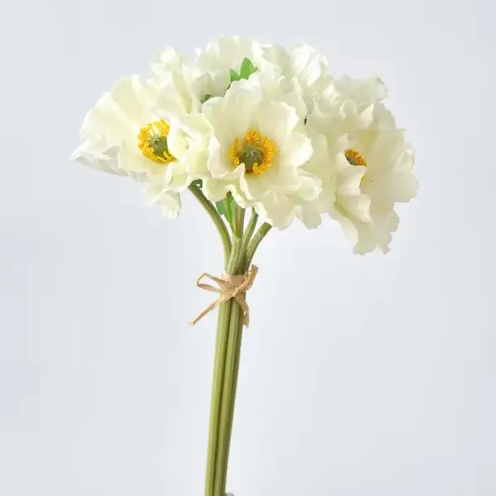 Bouquet de coquelicots artificiels en PU