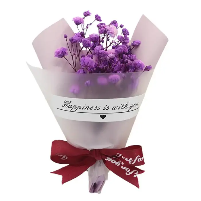 Bouquet de fleurs séchées artificielles colorées, 1 pièce, bricolage, large Application, Bouquet de