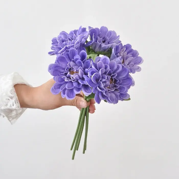 Bouquet de fleurs de Simulation de chrysanthème de soleil en PU