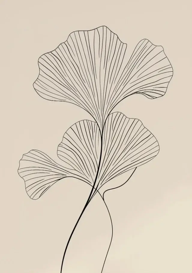 Vase Silhouette Danseuse Bleue Fleurs Abstrait Femme Chat Feuille Citron Affiche Imprimée Peinture s