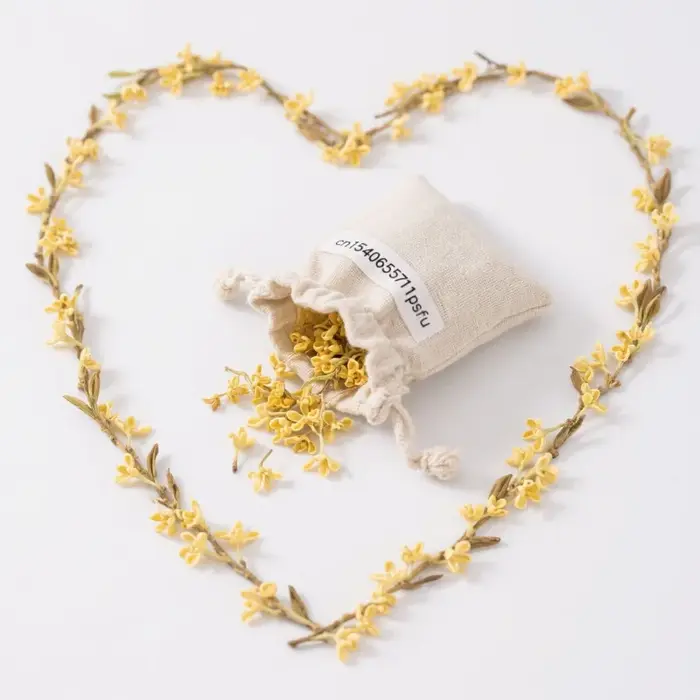 Fleur séchée d'osmanthus naturel de qualité supérieure
