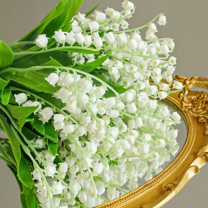 Bouquet de fleurs de mariage en plastique