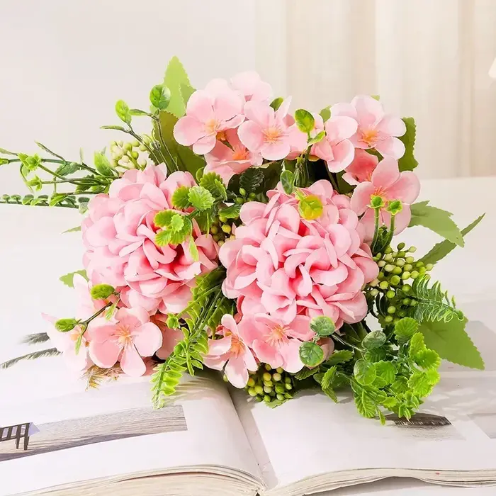 Fleurs artificielles couleur automne Tennis de Table chrysanthème soie Simulation fleur mariage Floral décor à la maison boule chrysanthèmes