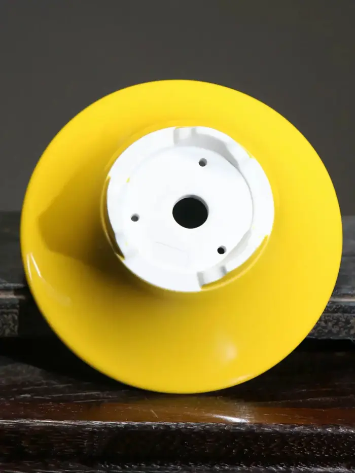 Pot à bonsaï rond en porcelaine émaillée colorée