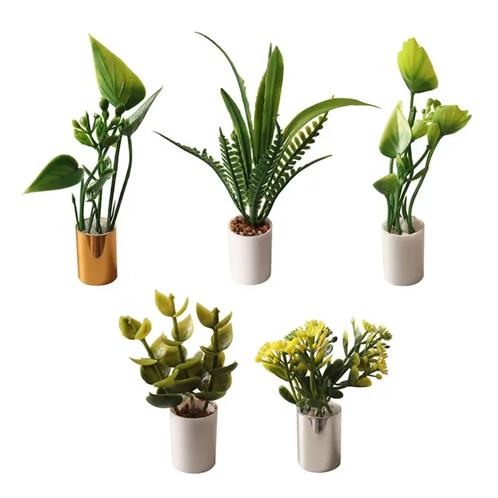 Plante Miniature en Pot pour maison de poupée 1:12