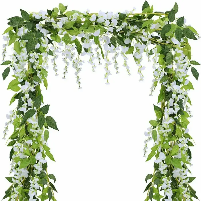 Guirlande de Glycine Artificielle pour Extérieur de Maison