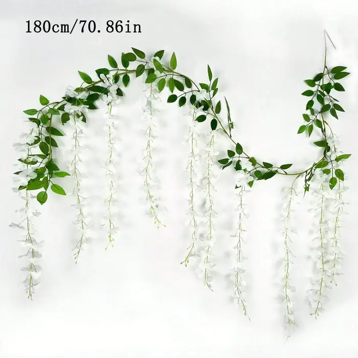 Fleurs de glycine artificielles