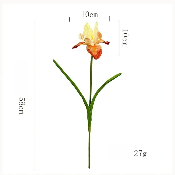 10 pièces de fleurs artificielles en PU