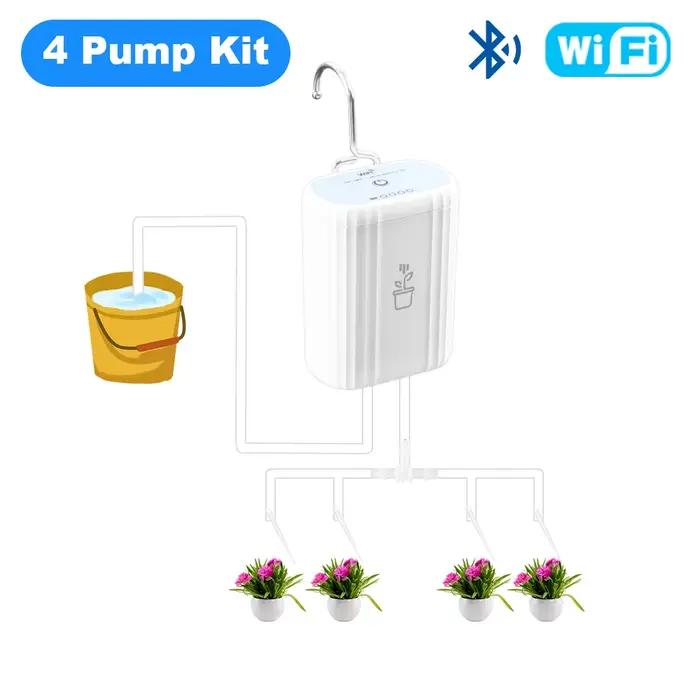 Système d'irrigation goutte-à-goutte intelligent WiFi pour jardin