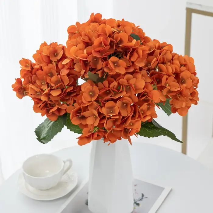 Bouquet d'hortensias artificiels en promotion – Haute qualité pour la décoration de la maison