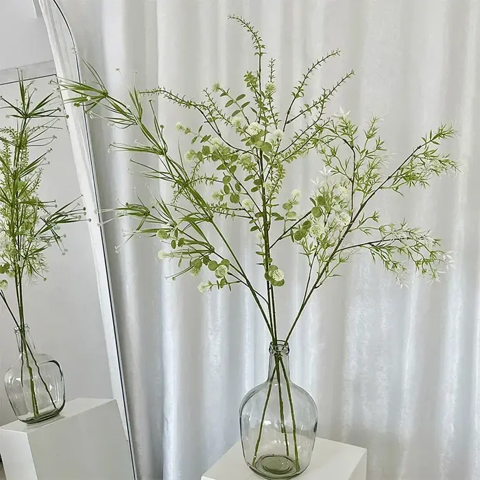 Feuille de bambou artificielle 128CM