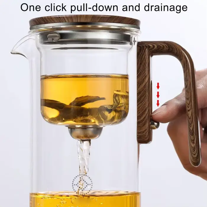 Récipient intérieur de séparation d'eau, théière, interrupteur magnétique en un clic, Filtration de