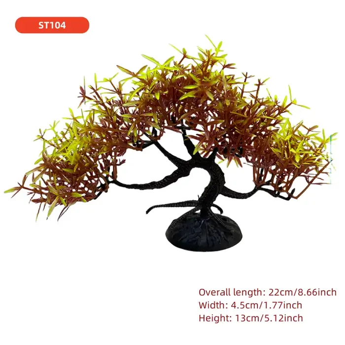 Arbre bonsaï d'aquarium, plante, décoration d'aquarium, plante artificielle, décoration florale, déc