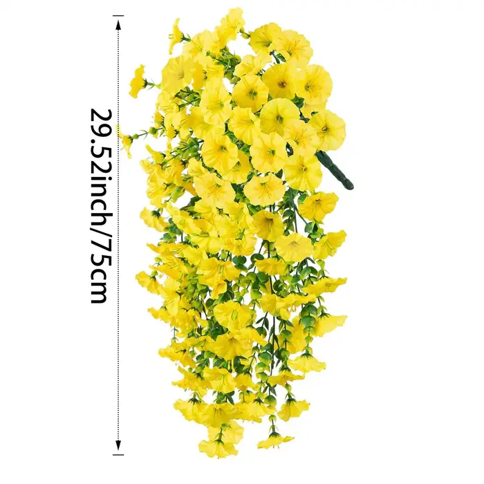 Faux Petunias, fleurs artificielles en soie