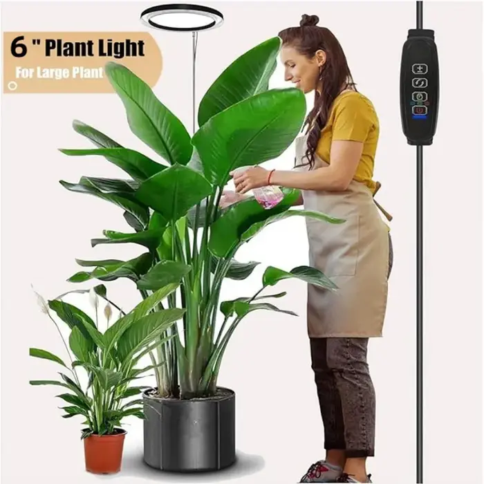 Lumière LED pour plantes à spectre complet de 6 pouces
