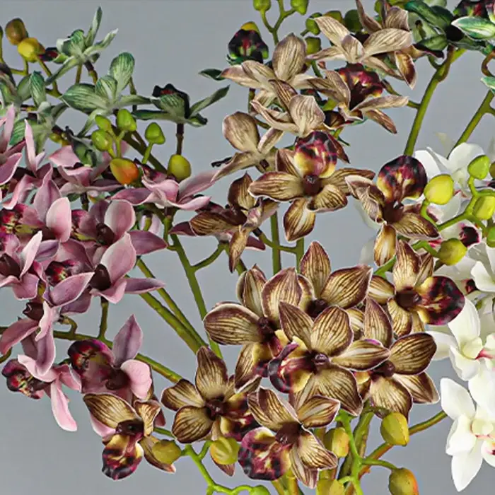 Branches de Phalaenopsis artificielles à 2 fourchettes
