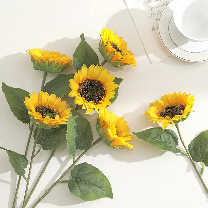 Bouquet de fleurs artificielles tournesol