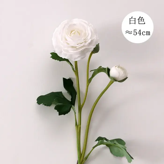 Fleurs artificielles de pivoine 2 têtes haut de gamme hydratant, toucher réel pour Bouquet de mariée