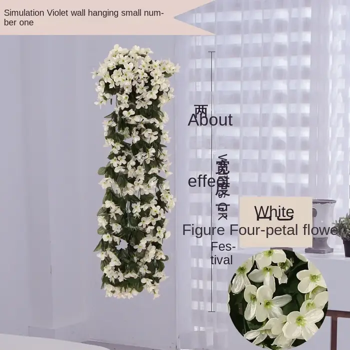 Fleur Artificielle en Verre pour Décoration de ix