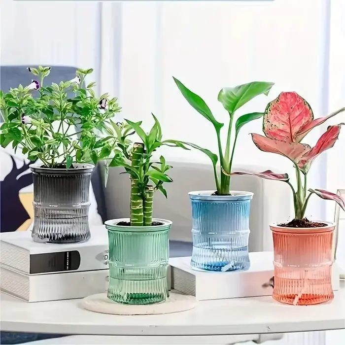 Pot de fleur hydroponique paresseux