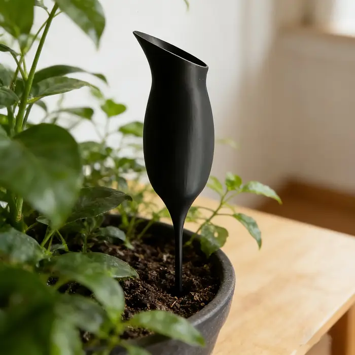 Dispositif d'arrosage automatique en forme de verre à vin