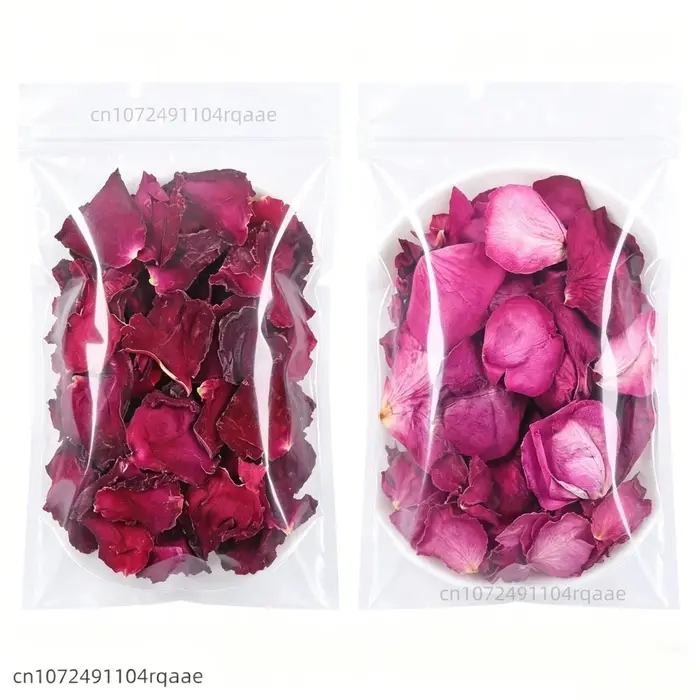 Pétales de rose et de pivoine séchés