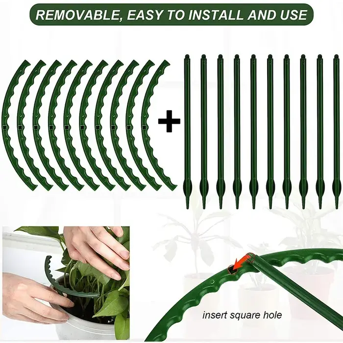 Support de plante en plastique