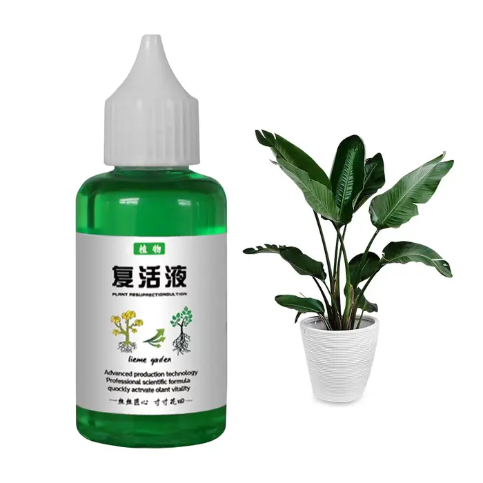 Liquide revitalisant pour plantes, concentré fertilisant 50 ml, favorise la croissance des plantes