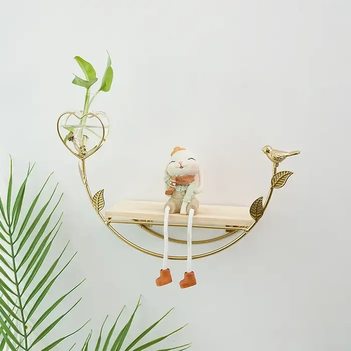 Étagère murale flottante pour plantes en pot